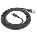 КАБЕЛЬ HOCO X52 USB to Lightning 3A, 1M, PVC, PVC CONNECTORS, MAGNETIC, BLACK