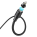 КАБЕЛЬ HOCO X52 USB to Lightning 3A, 1M, PVC, PVC CONNECTORS, MAGNETIC, BLACK